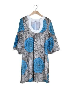 Trina Turk Women's 10 Bonita Floral Print Silk Dress